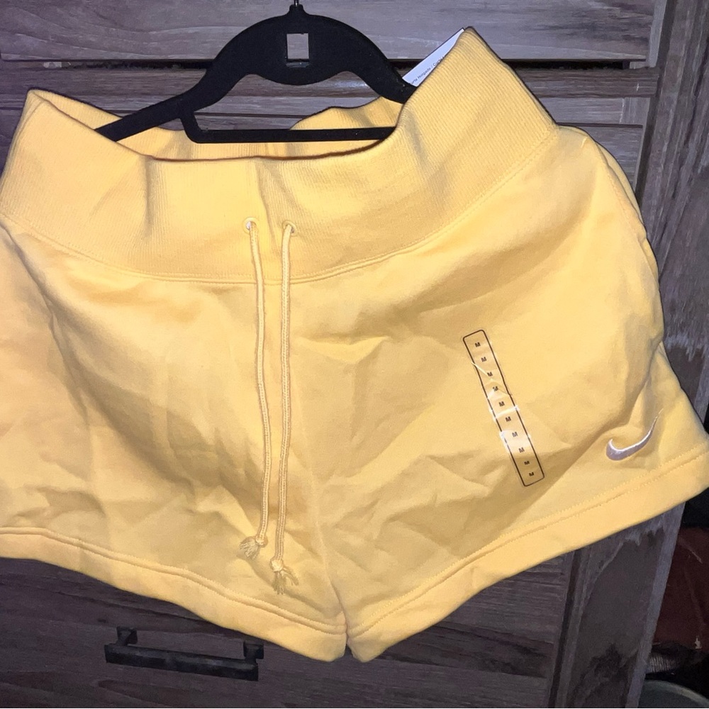Nike Women's Athletic Yellow Shorts